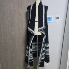 今日だけこの価格 Vince 高級感 ロング ニット ベスト カーディガン