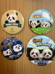 (新品) EVERLAND プーバオ バオファミリー 六角バッジ まとめ + 限定バッジ 1個