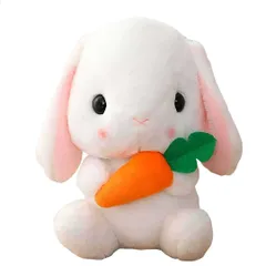 ぬいぐるみ ウサギ 特大 人参 にんじん クッション 兎 うさぎ うさちゃん