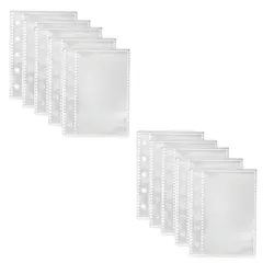 定形 シール帳用 追加シート リフィル 10枚入り 推し活グッズ シールバインダー用 透明 クリア M5サイズ