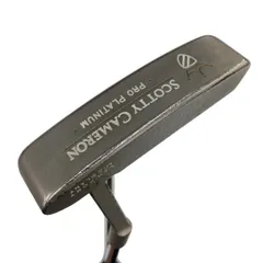 【中古】 タイトリスト SCOTTY CAMERON PRO PLATINUM NEWPORT MID SLANT パター PT Micro Step (フレックスその他) メンズ 男性用 右利き 右用 Dランク ゴルフクラブ