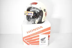未使用 ホンダ スーパーカブ 60周年記念 ジェットヘルメット アイボリー×ホワイト FREE(57-60cm)[HONDA][SuperCub][60th][JC1A]のサムネイル