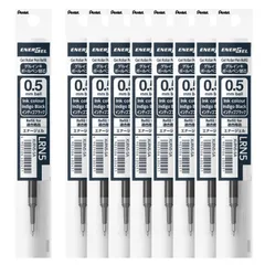 0.5mm インディゴブラック エナージェル 10本 ボールペン替芯 XLRN5-SA(10) ぺんてる