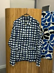 ユニクロ マルニ オーバーサイズ プリント ユーティリティ ジャケット