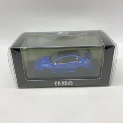 【中古】エブロ 1/43 スバルWRX STI S206 NBR チャレンジパッケージWRブルー 開封品[97]のサムネイル