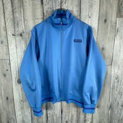 MIZUNO SUPERSTAR ミズノ スーパースター 水色 ブルー ハイネック スタンドネック フルジップ ジャージ  トラックジャケット メンズ L サイズ