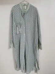 ザラ フラワー エンブロイダリー ロング シャツ ONE PIECE