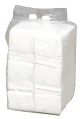 大黒工業 ペーパーナプキン 業務用 6折 ナプキン フラット 日本製 ホワイト 約24.5×25cm 1000枚入 (ポリ入) 30802のサムネイル