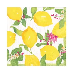 Caspari カスパリ ファッション ペーパー タオル Limoncello 20枚入り 30×30cm おしゃれな紙ナプキン 17410Lのサムネイル