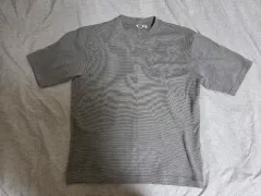 ユニクロ エアリズム コットン ストライプ 半袖 Tシャツ (XL) 出品