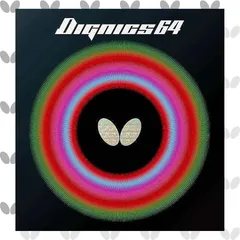 バタフライ(Butterfly) 卓球 ラバー ディグニクス 64 裏ソフト ハイテンション レッド 特厚 06060