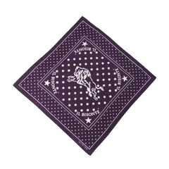 [IL BISONTE (イルビゾンテ)] バンダナ ハンカチ レディース メンズ ユニセックス ネイビー 紺