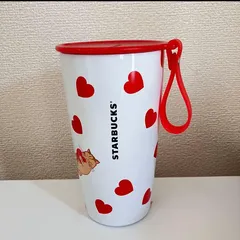 STARBUCKS バレンタイン　カップシェイプ　ステンレスボトル