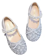 【特価商品】卒園式 発表会 子供 入園式 ガールズ ドレス 靴 女の子 プリンセス シューズ パンプスヒール フォーマル キッズ サンダル [Perriberry]