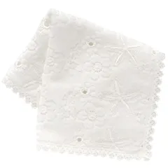 【ポール＆ジョー アクセソワ】 レースタオルハンカチ 花柄 (ホワイト) 婦人 レディース タオル ハンドタオル 約25cm 107112-0003-01