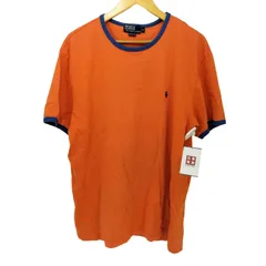 ポロバイラルフローレン Polo by RALPH LAUREN 90s ポニー刺繍 リンガー Tシャツ メンズ import：XL 