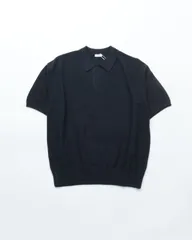 crepuscule クレプスキュール Co/Ra Moss Stitch Skipper D.GREEN スキッパー ニット ヘザーグレイのサムネイル