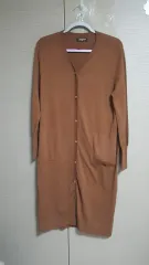 ジョルジュレッシュ シャツ型 ニットロングワンピース