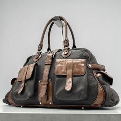 00s archive fake leather boston bag y2k - メルカリ
