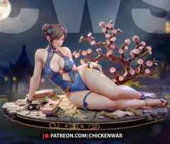 1/6 ガレージキット　フィギュア　未塗装　ストリートファイター　春麗　セクシーモデル　16cm