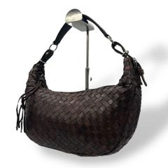 美品✨ヒロココシノ メッシュレザー チェーンショルダーバッグ 