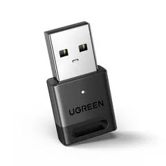 【人気商品】UGREEN USB 5.3Bluetoothアダプタ、PC用5.3 Bluetoothアダプター、Windows 11/10/8.1専用 プラグ＆プレイ、キーボード/マウス/ヘッドフォン/スピーカー/プリンタ用 Bluetooth受信機＆送信機