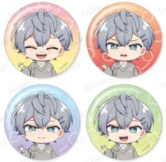 【新品】バッジ・ピンズ ヒロ(カラフルピーチ) 缶バッジセット(4種セット) 「からぴちコレクションvol.2」