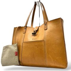 BREE ヌメ革 トートバッグ ポーチ付き A4 ボックストート 2434 - メルカリ