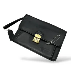 Vintage Coach クラッチバッグ 鍵付き 長財布 レザー 2440