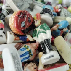 【B】50個 フェーブ レア まとめて まとめ売り 大量 セット 卸売 店舗 フェーヴ 陶器 ガレット・デ・ロワ ヴィンテージ 小物 フランス雑貨 フレンチ ブロカント パリ 撮影小物 昭和レトロ ケーキ 人形 エフェメラ エピファニー コレクター Q601