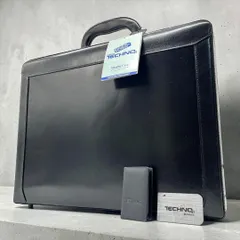 未使用保管 マルエム TECHNO21 アタッシュケース カードキー A4 本革のサムネイル