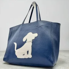 MAURIZIO TAIUTI レザー トートバッグ 犬モチーフ A4 大容量のサムネイル