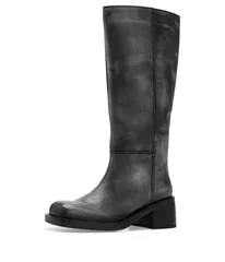 フリーピープル レディース シューズ ブーツ・レインブーツ Free People Dana Distressed Pullon Boots Black Distresse ブラックのサムネイル