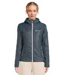 マーモット レディース アウター コート Marmot Monoquilt Hoody Thunderheadのサムネイル