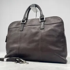 FOSSIL 本革 ビジネスバッグ 2way A4 ダークブラウン 2530のサムネイル