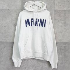 LEH 刺繍入り ホワイト パーカー - メルカリ