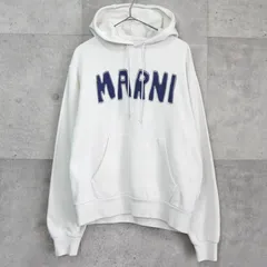 マルニ ロゴ フーディー パーカー ホワイトのサムネイル