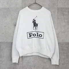 ポロ ラルフローレン ロゴ ポニー スウェット ホワイト レディース