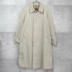 【5月末まで30％OFFのこの価格】バーバリー ヴィンテージ ノバチェック裏地 ステンカラーコート ベージュ メンズ