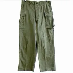 40s 米軍 実物 M-43 HBT PANT US.ARMY ヘリンボーン ツイル カーゴパンツ  W36 L33のサムネイル