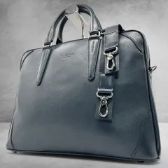 FUJITAKA 本革 ビジネスバッグ 2way 紺 日本製 A4 2558