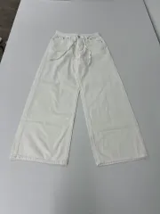 アイボリー ワイド パンツ (フィット 本当にきれいです)