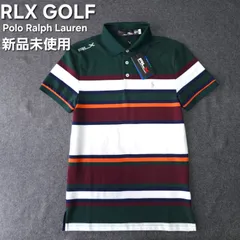 【👌値下げ交渉受付中】新品未使用 RLX GOLF 近年モデル 半袖ゴルフポロシャツ XS S相当 マルチボーダー ポロラルフローレン ポニー刺繍 ストレッチ メンズ アールエルエックス Polo Ralph Lauren ポロラルフローレン