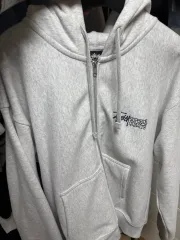 L ステューシー ジップアップパーカー