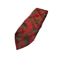 ヴィヴィアンウエストウッド Vivienne Westwood イタリア製 オーブ刺繍 チェック柄 シルク100％ ネクタイ メンズ 表記無 