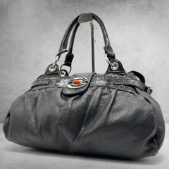 希少COMME des GARCONS型押ロゴレザーボストンバッグarchive - メルカリ