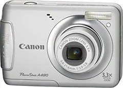 【中古】Canon デジタルカメラ PowerShot (パワーショット) A480 シルバー PSA480(SL)のサムネイル