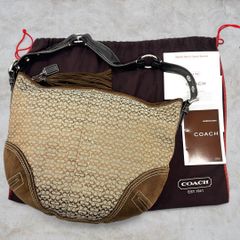 COACH ブラウン ショルダーバッグ NPE050Q-3628 - メルカリ
