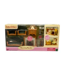 エポック社 シルバニアファミリー 海外版 デラックス リビングルーム セット Deluxe Living Room Set ドールハウス