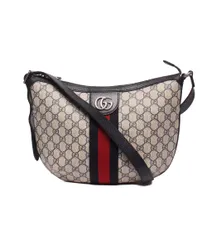 美品 グッチ ショルダーバッグ 斜め掛け 肩掛け オフィディア GGスプリーム 598125 498879 レディース GUCCI